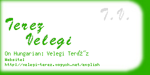 terez velegi business card